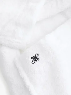 White 100% Cotton Towelling Dressing Gown