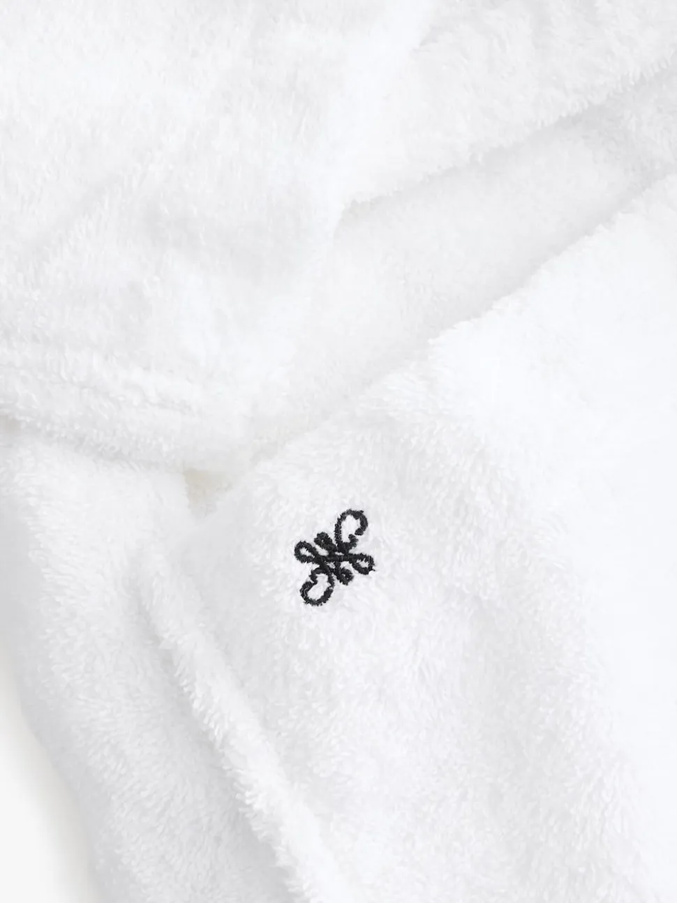 White 100% Cotton Towelling Dressing Gown