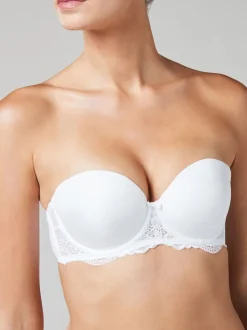 White A-DD Triple Boost Push-Up Strapless Bra