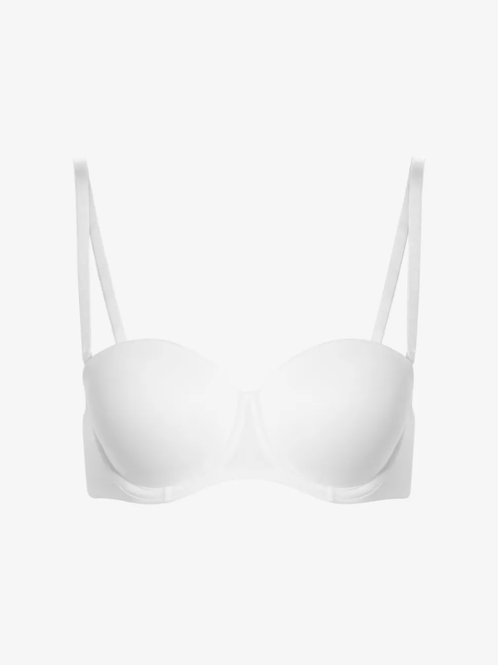 White A-E Push Up Strapless Multiway Bra