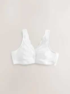 White B-H Total Support Ultimate Comfort Supersoft Non Pad Non Wire Bra