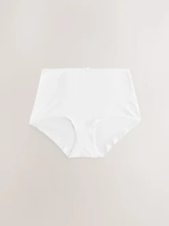 White Full Brief Cotton Rich Knickers 5 Pack
