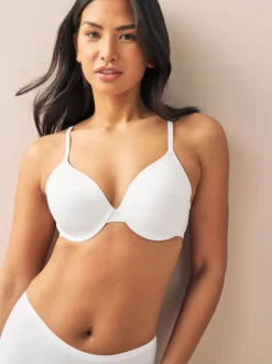 White Full Cup A-E Smoothing Ultimate Comfort Bras 2 Pack