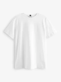White Heavyweight Short Sleeve Crew Neck T-Shirt