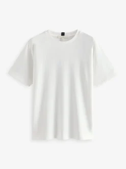 White Heavyweight Short Sleeve Crew Neck T-Shirt