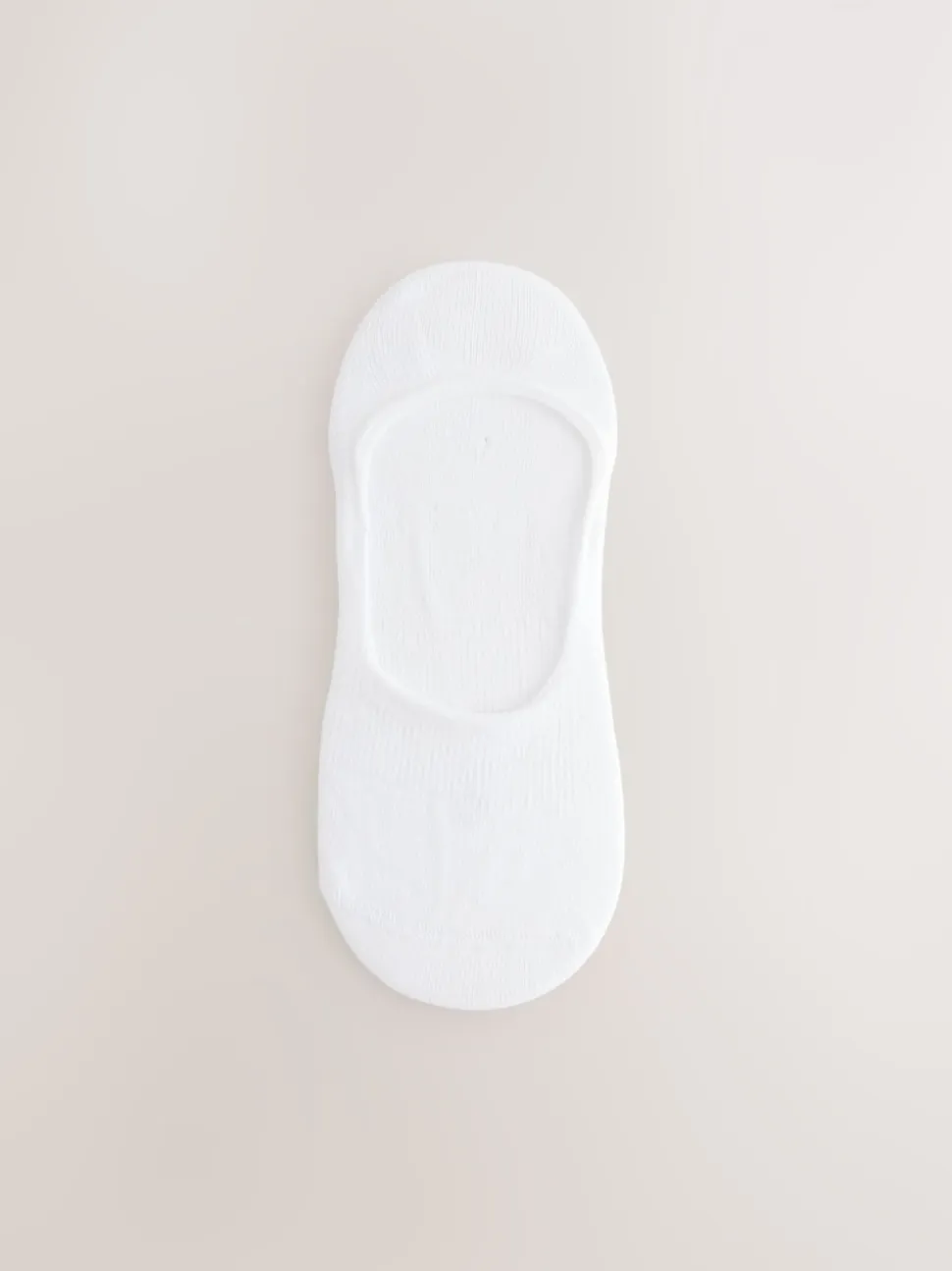 White Invisible Socks 5 Pack
