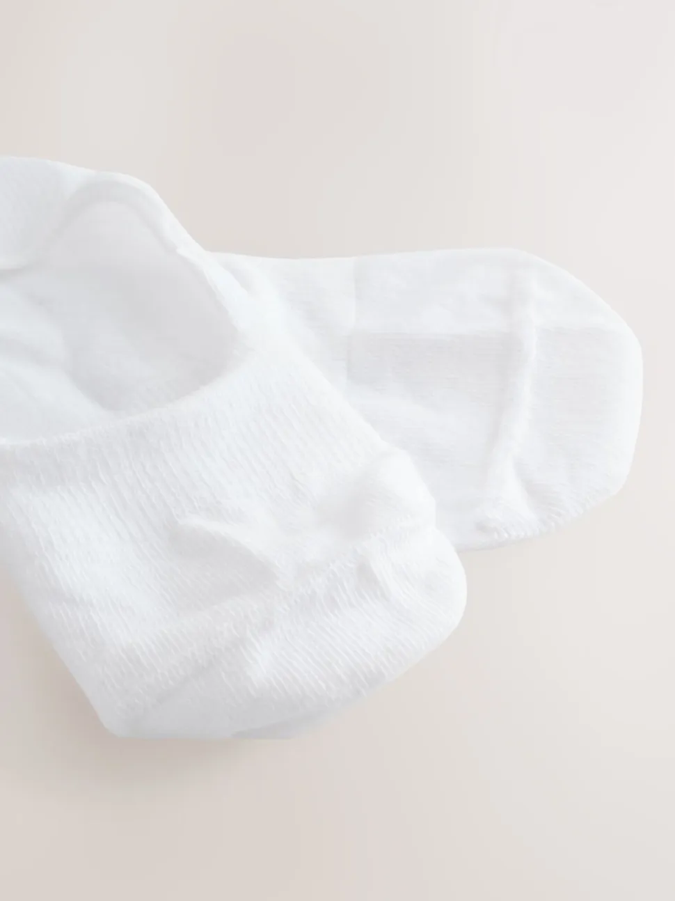 White Invisible Socks 5 Pack