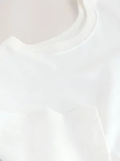 White Jersey Two In One T-Shirt Dress