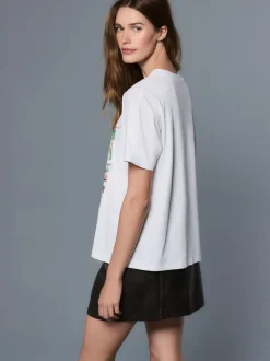 White License Fleetwood Mac Graphic Short Sleeve Crew Neck T-Shirt