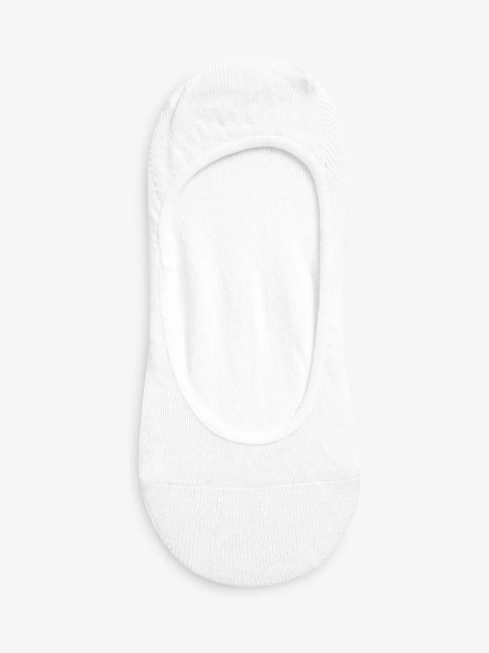 White Low Cut Invisible Footsie Socks 3 Pack