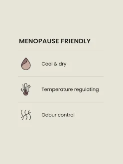 White Menopause Friendly Cooling Cotton Slip
