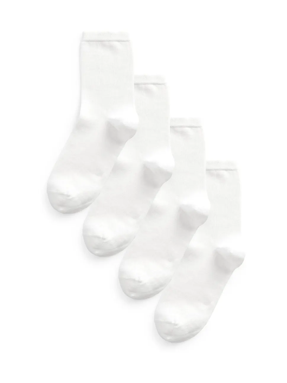 White Modal Ankle Socks 4 Pack