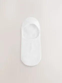 White Modal Invisible Socks 4 Pack