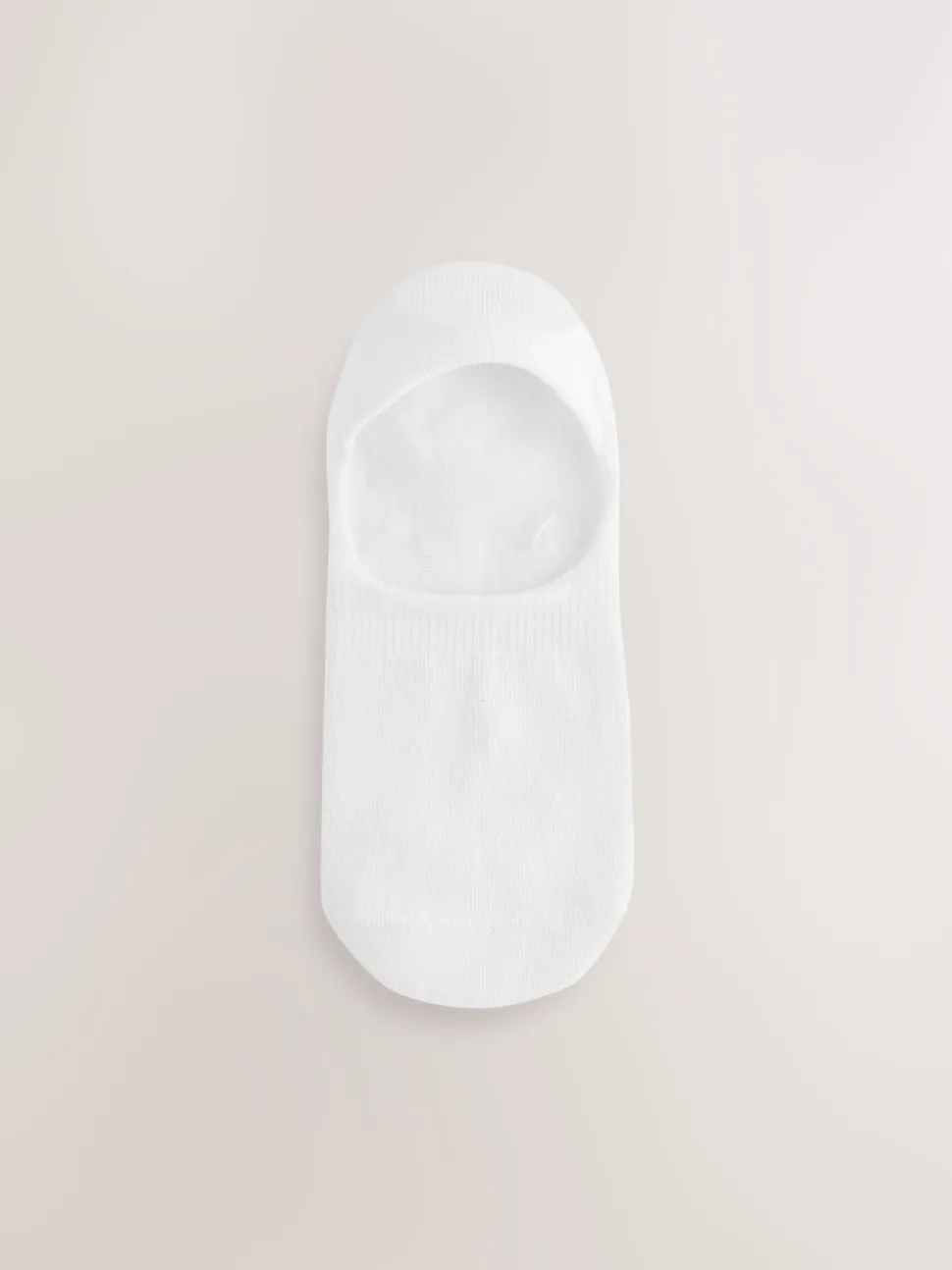 White Modal Invisible Socks 4 Pack