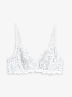White Non Pad Full Cup Lace Ultimate Comfort Bra