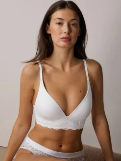 White Pad Non Wire Ultimate Comfort Lounge Bra