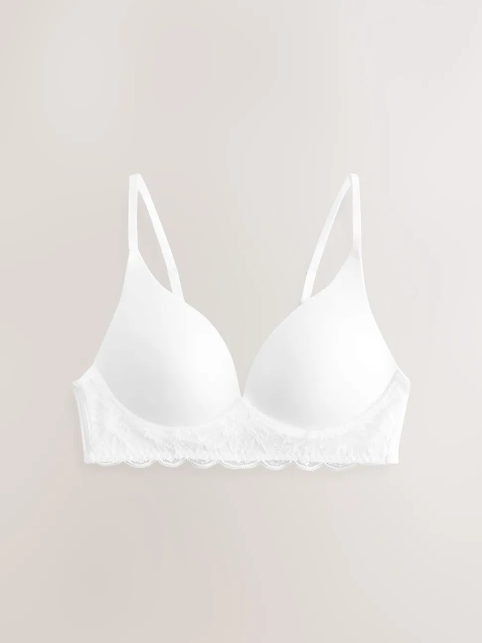 White Pad Non Wire Ultimate Comfort Lounge Bra