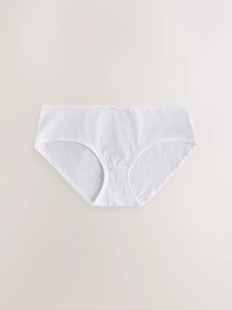 White Short Cotton Rich Knickers 5 Pack