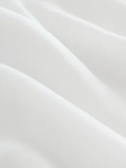 White Soft Revere Collar Long Sleeve Shirt