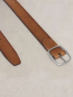 White Stuff Black Suede Reversible Leather Belt
