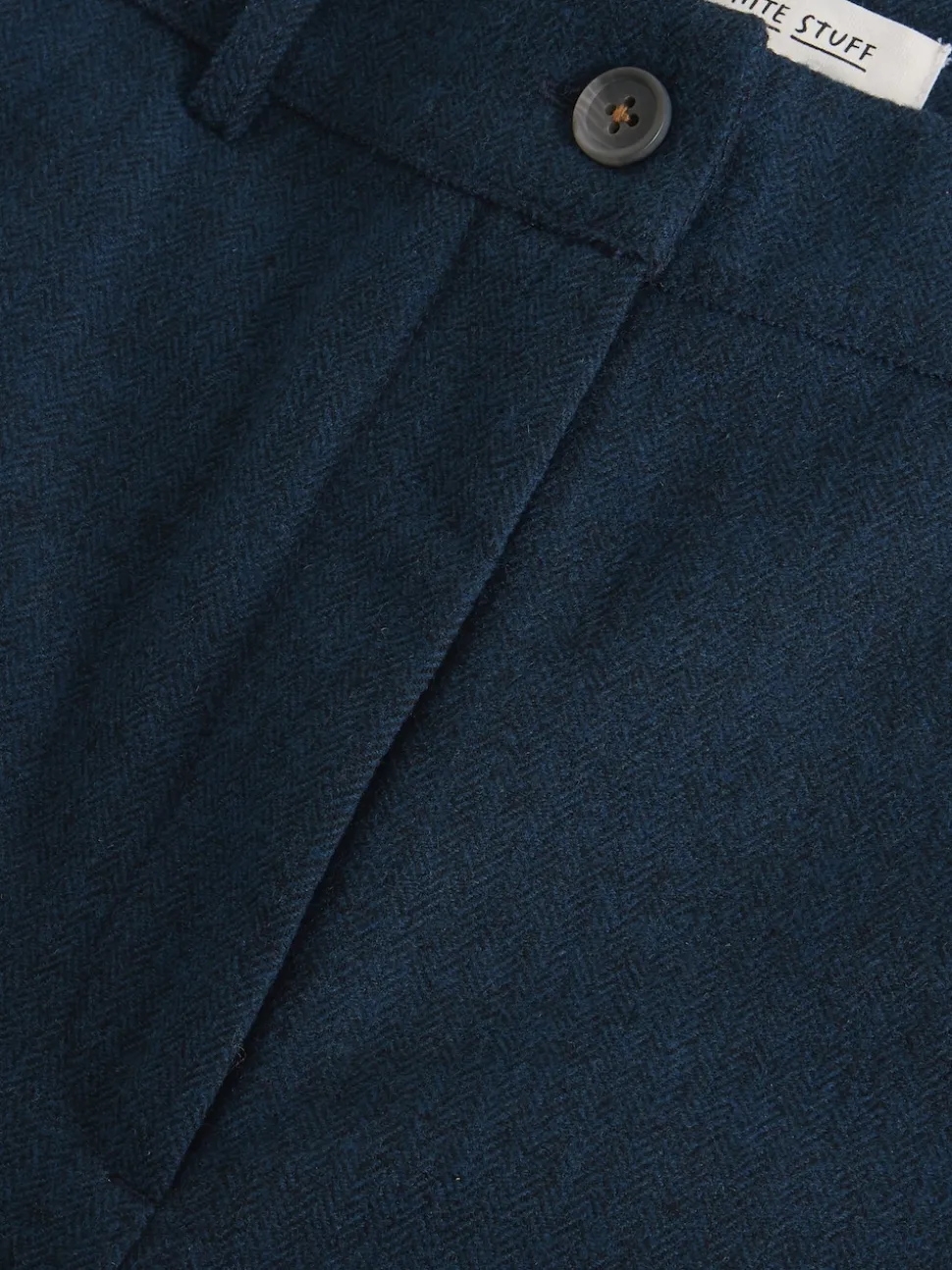 White Stuff Blue Belle Tweedy Wide Leg Trousers