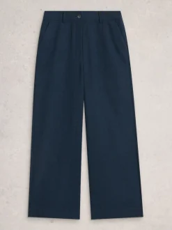 White Stuff Blue Belle Tweedy Wide Leg Trousers