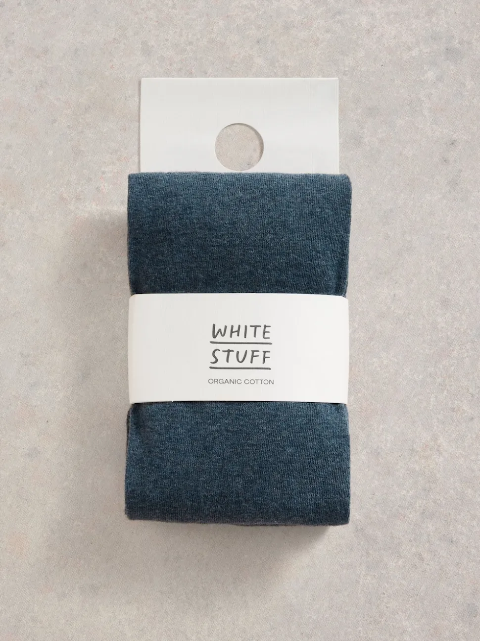 White Stuff Blue Patty Plain Tights