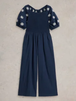 White Stuff Blue Reese Jumpsuit