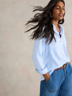 White Stuff Blue Sophie Shirt