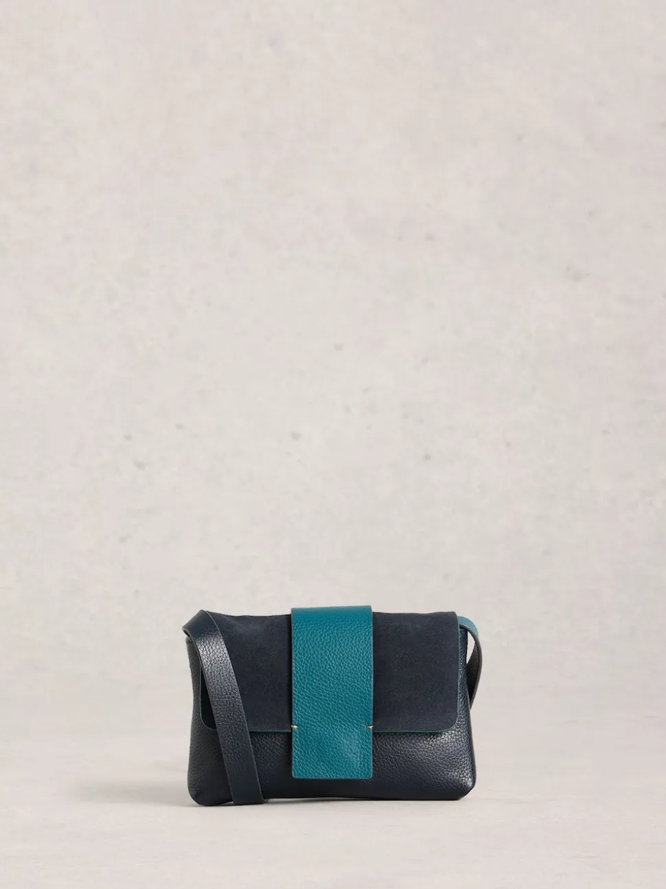 White Stuff Blue Tabby Mini Landscape Bag