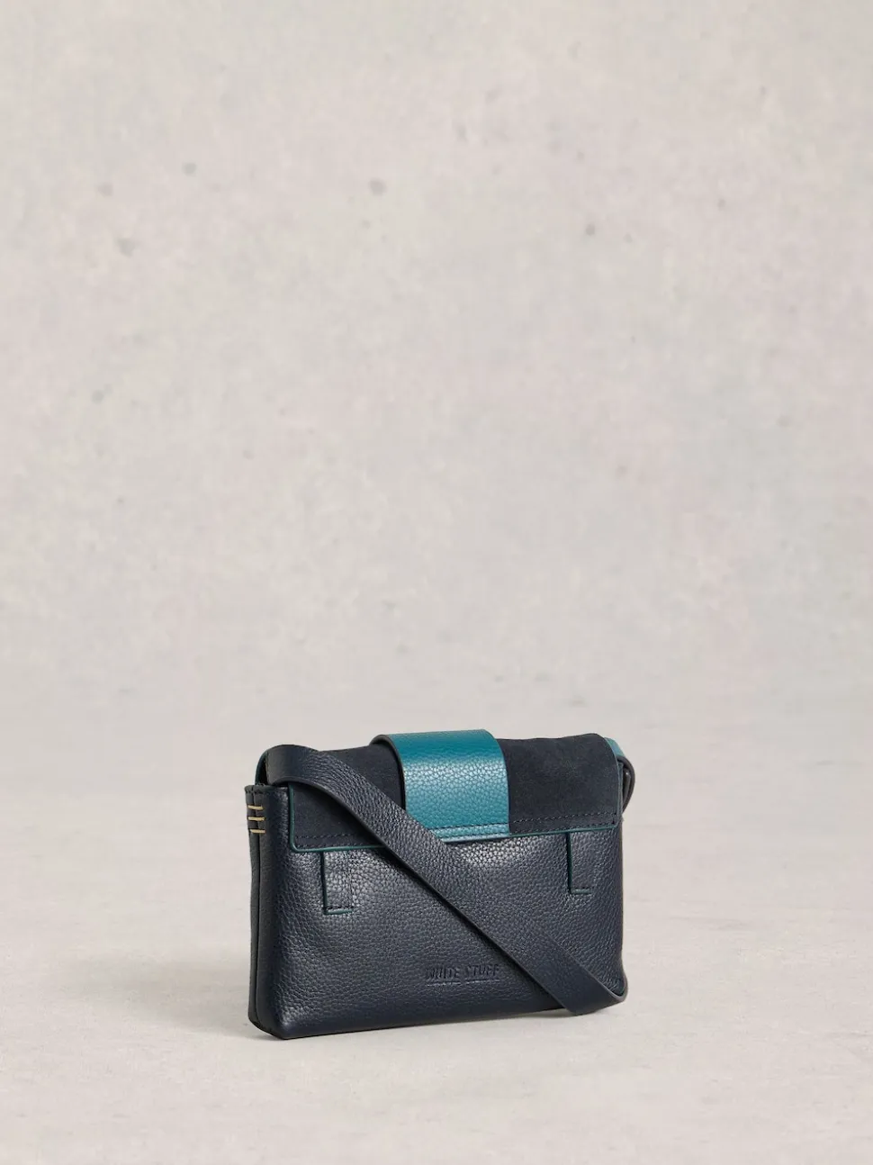 White Stuff Blue Tabby Mini Landscape Bag