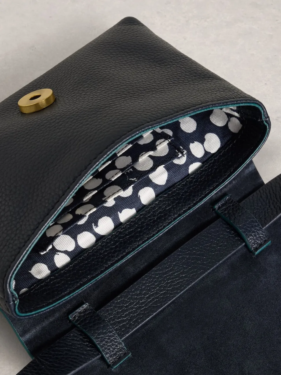 White Stuff Blue Tabby Mini Landscape Bag