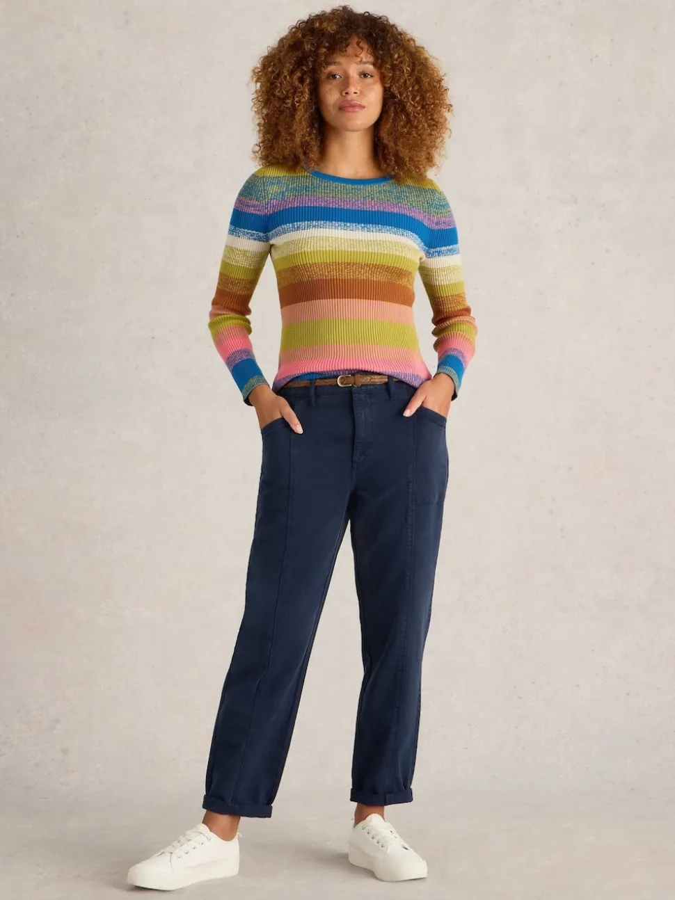 White Stuff Blue Thea Trousers