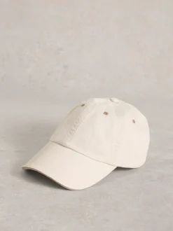 White Stuff Cream 100% Cotton Baseball Cap