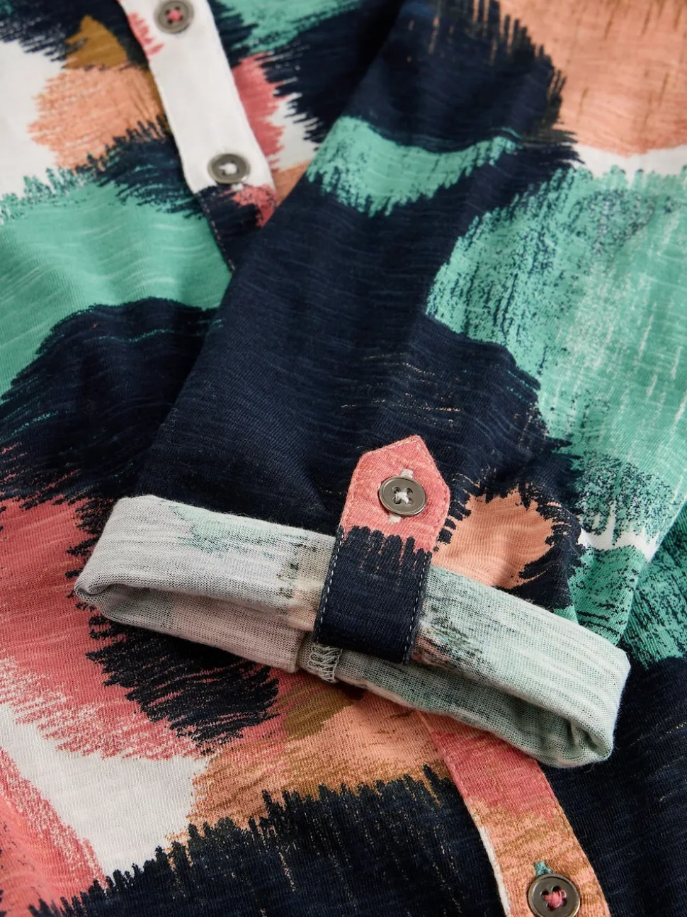 White Stuff Dark Blue Annie Jersey Shirt