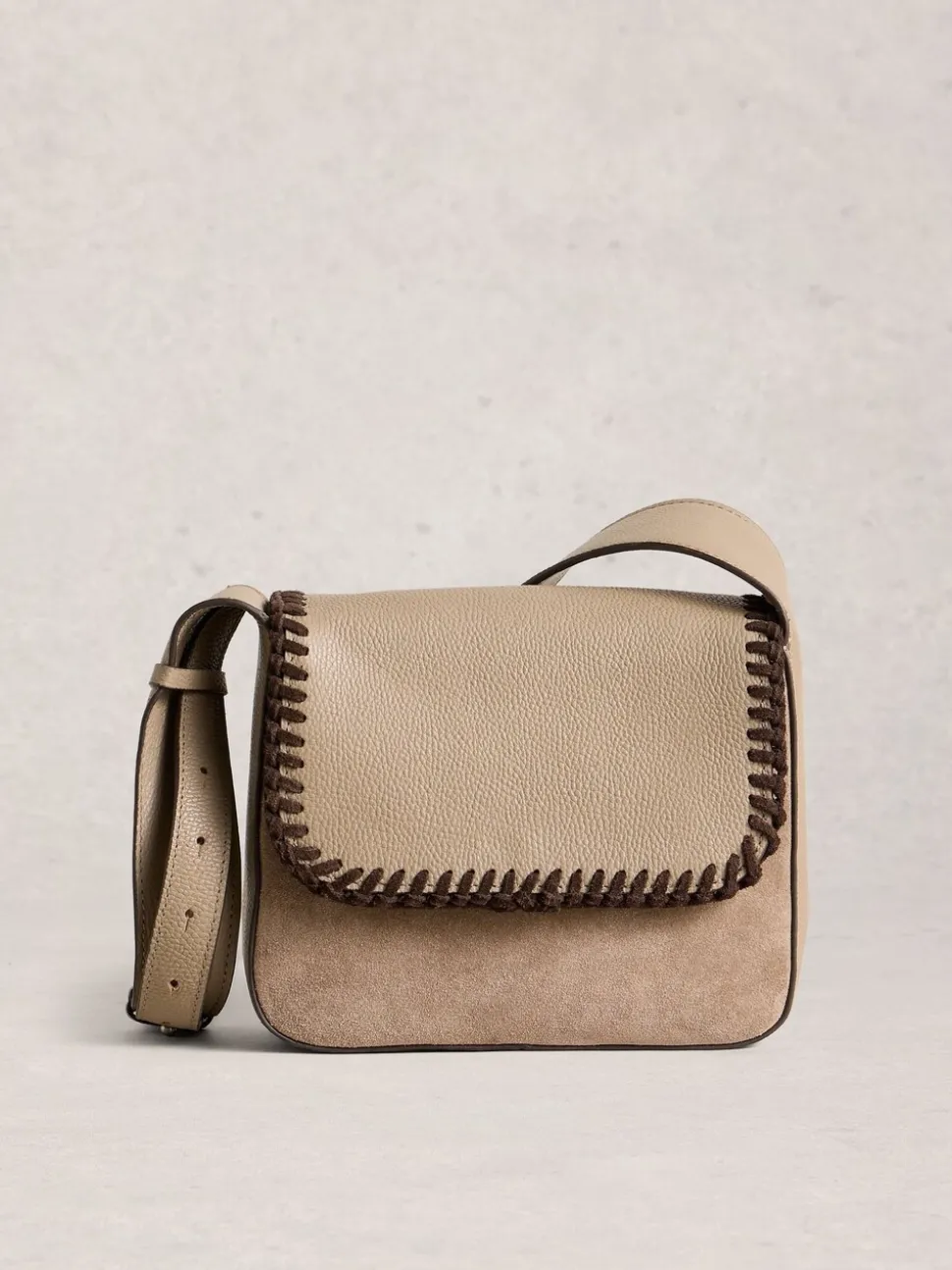 White Stuff Natural Isabelle Satchel Bag