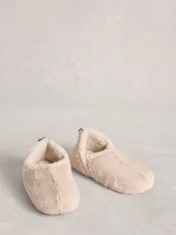 White Stuff Natural Reya Closed Back Slippers