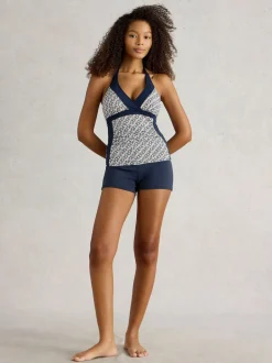 White Stuff Navy Bay Swim Shorts