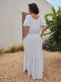 White Summer Maxi Skirt
