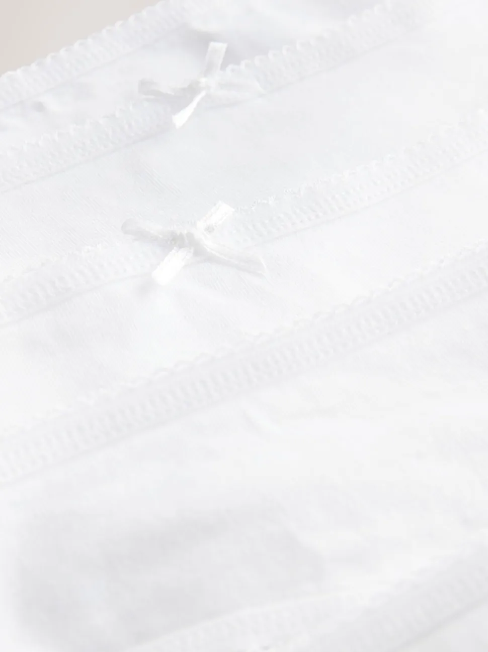 White Thong Cotton Rich Knickers 5 Pack