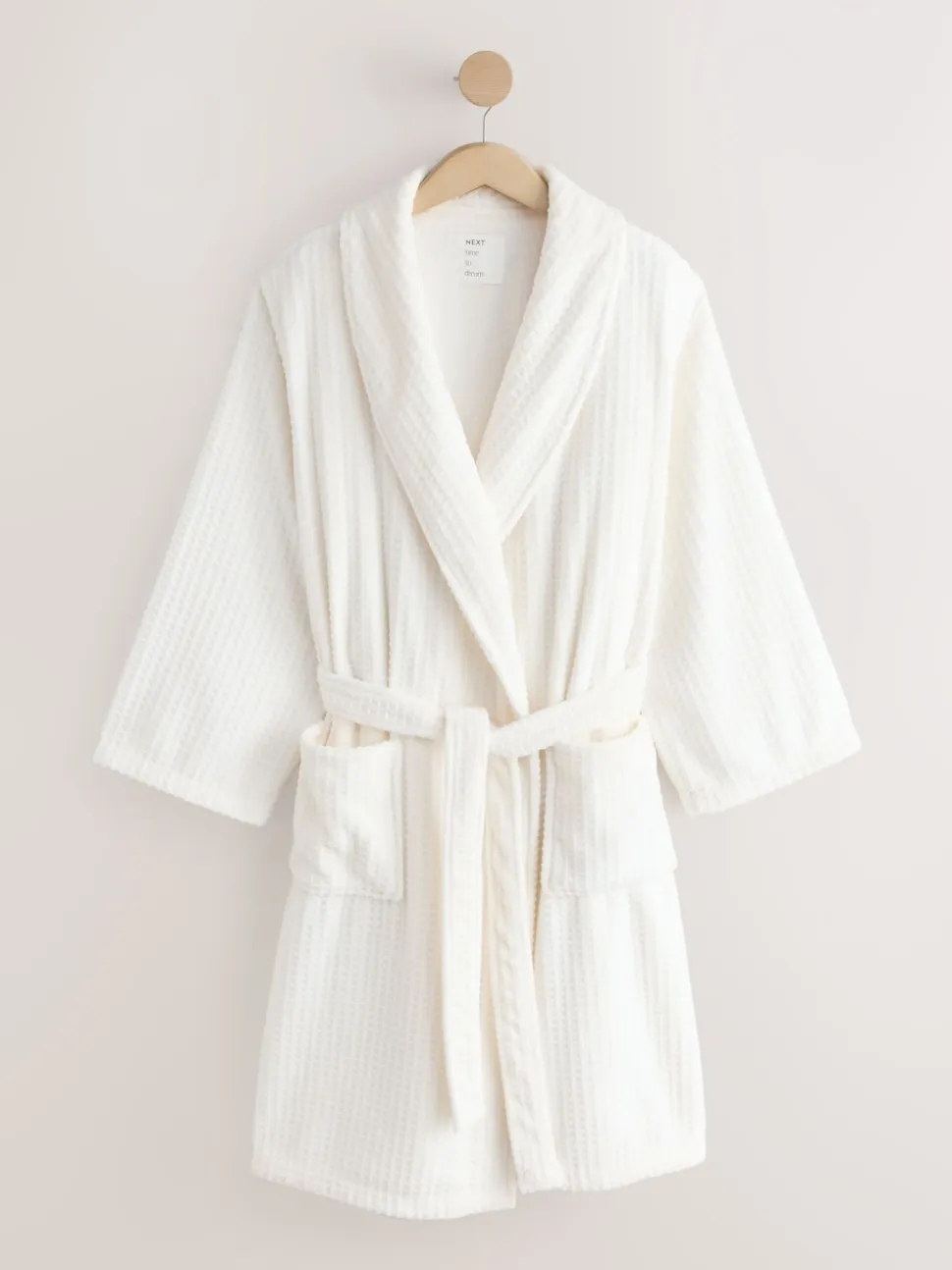 White Waffle Cosy Robe
