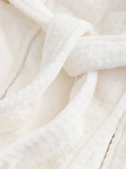 White Waffle Cosy Robe