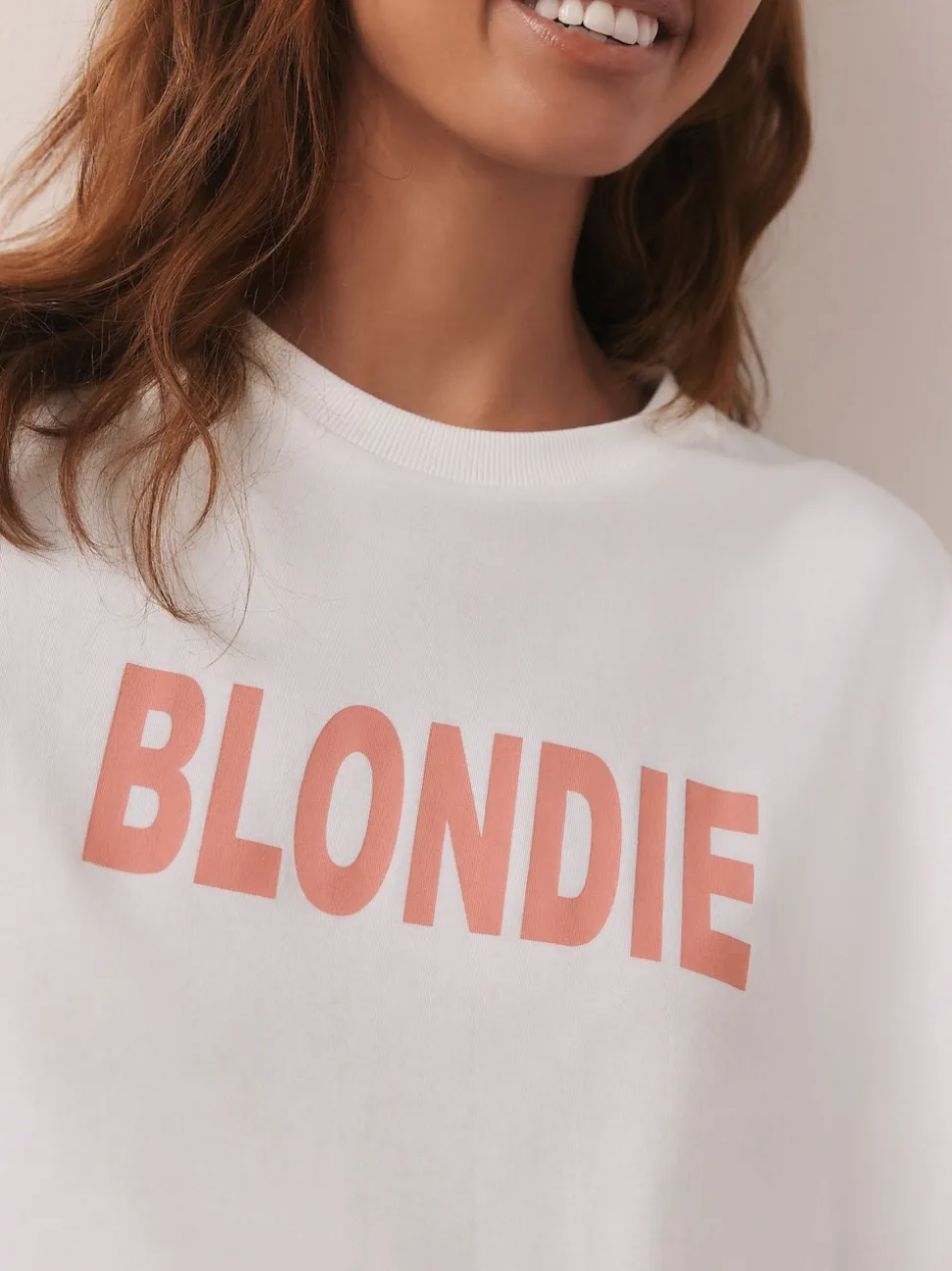 White/Blue Stripe Blondie Short Sleeve Pyjamas