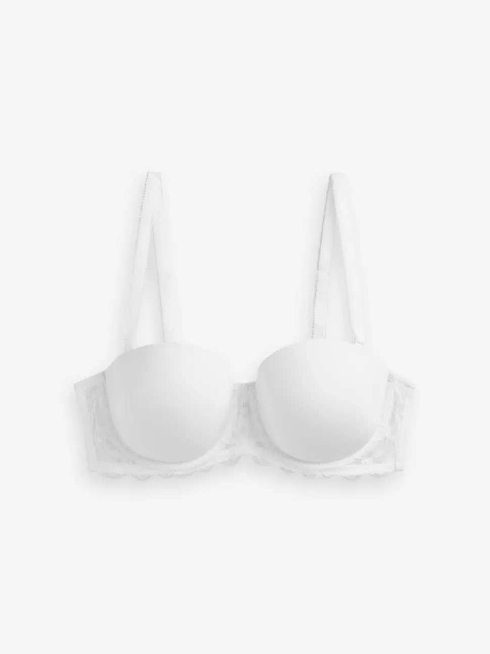White/Praline Nude A-E Light Pad Strapless Multiway Bras 2 Pack