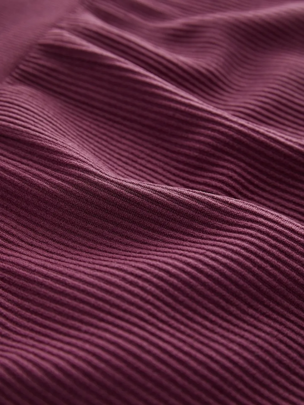 Wine Red Ribbed Seamless High Waist Leggings