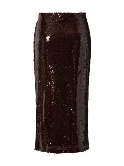 Y.A.S Red Sequin Maxi Skirt