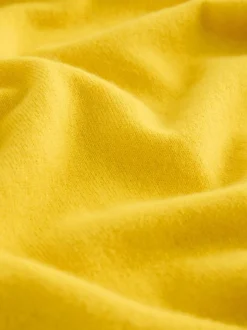 Yellow N.Premium 100% Cashmere Crew Neck Jumper