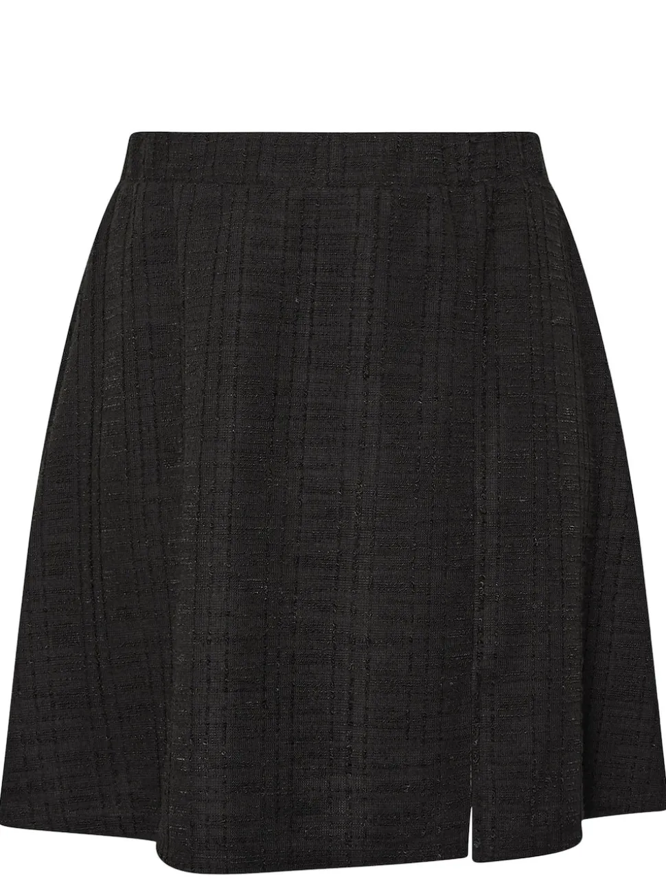 Yours Curve Black Boucle Mini Skirt