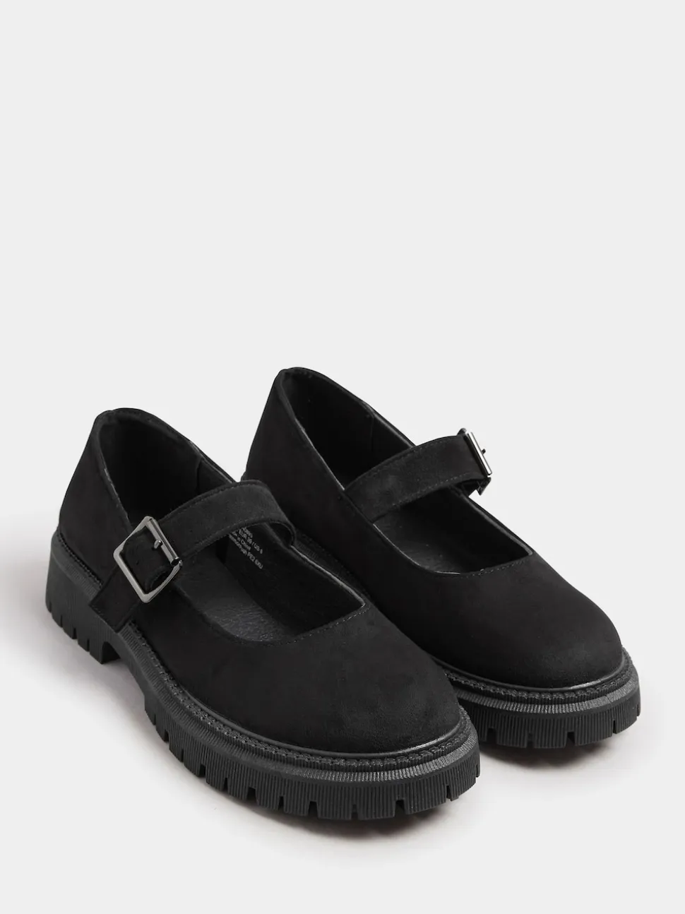 Yours Curve Black Extra Wide Fit Wide Fit Chunky Mary Jane Shoes