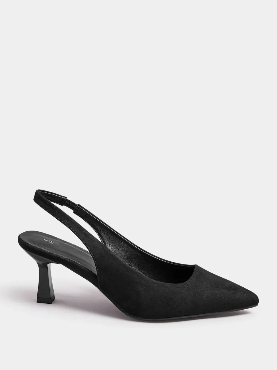 Yours Curve Black Extra Wide Fit Extra Wide Fit Slingback Heels